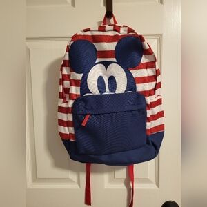 Disney Mickey red white and blue backpack BNWT
